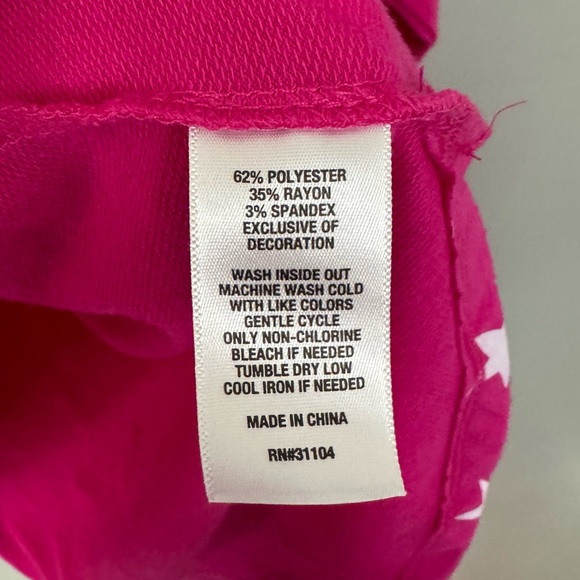 Crown&Ivy Pink Stars Tee - Picture 5 of 6